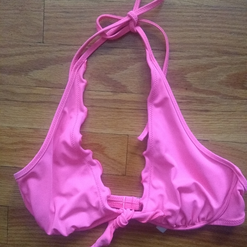 32D Hot pink bikini top